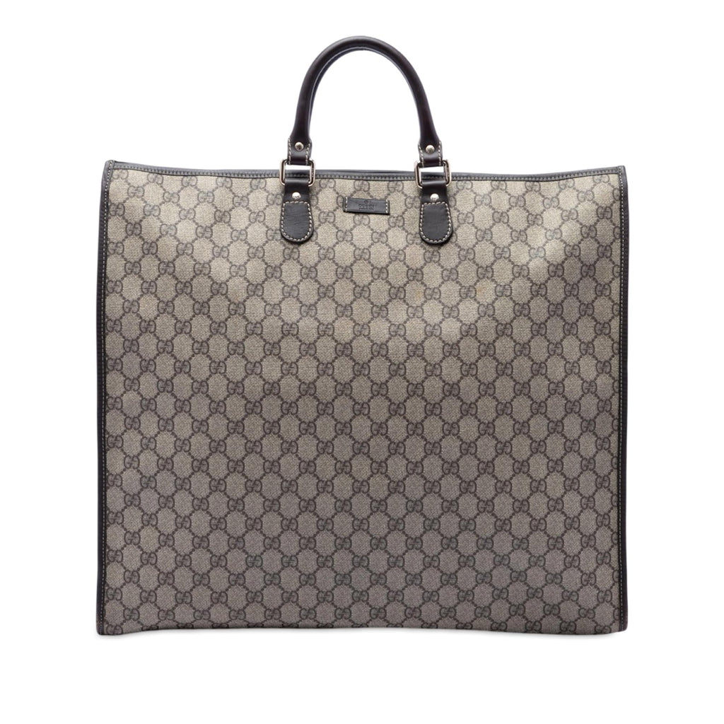 Gucci GG Supreme Tote Bag - Beige