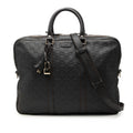 Gucci Guccissima Business Bag - Brown