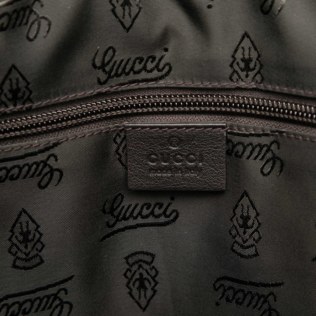 Gucci Guccissima Business Bag - Brown