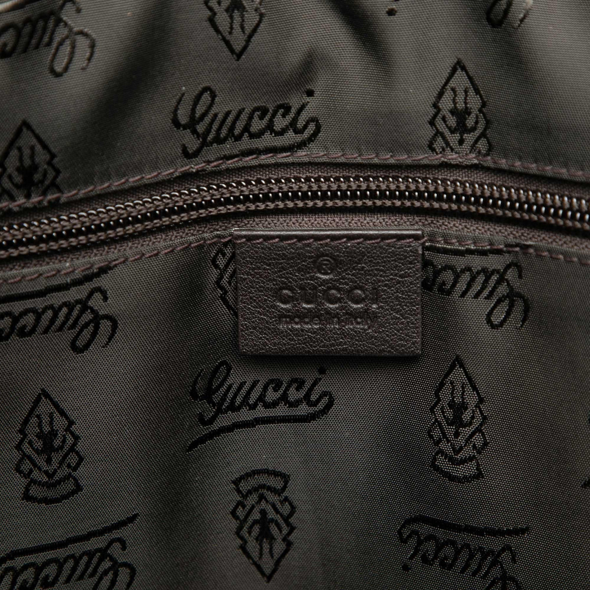 Gucci Guccissima Business Bag - Brown