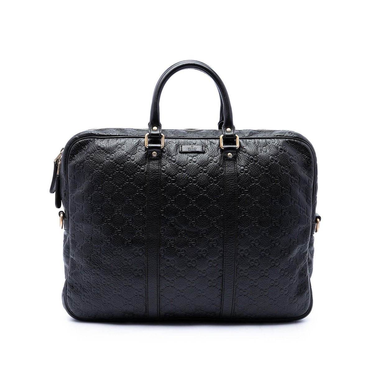 Gucci Guccissima Business Bag - Black