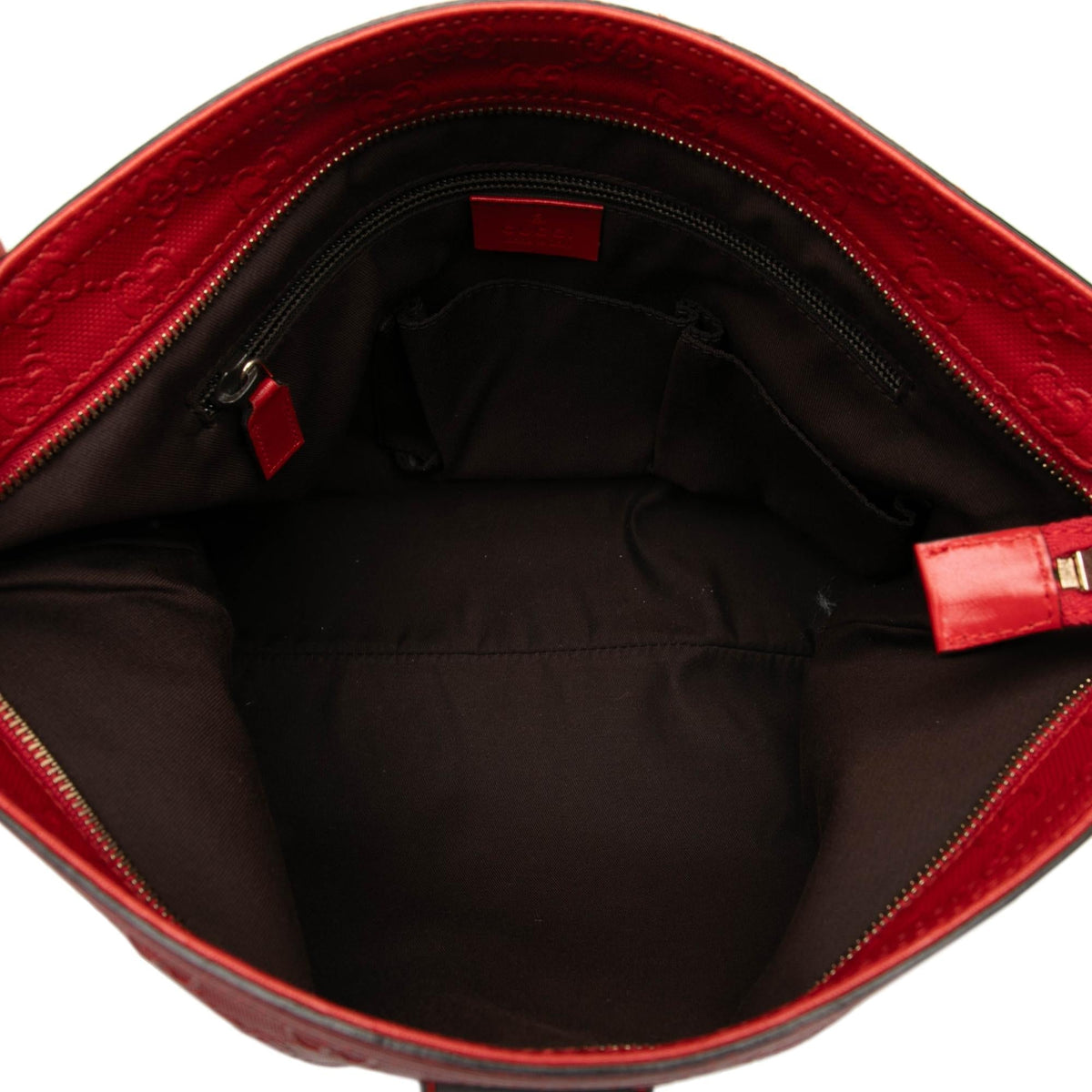 Gucci Guccissima Crossbody Bag - Red