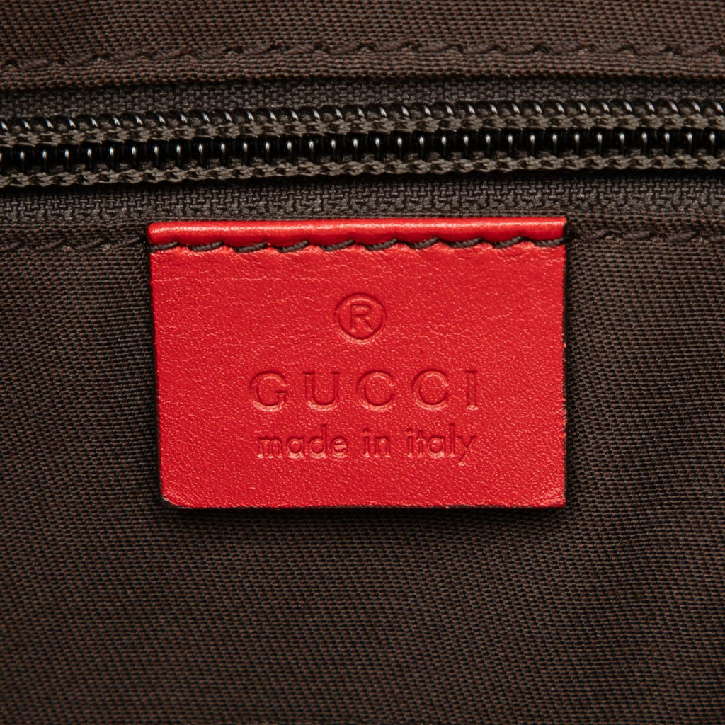 Gucci Guccissima Crossbody Bag - Red