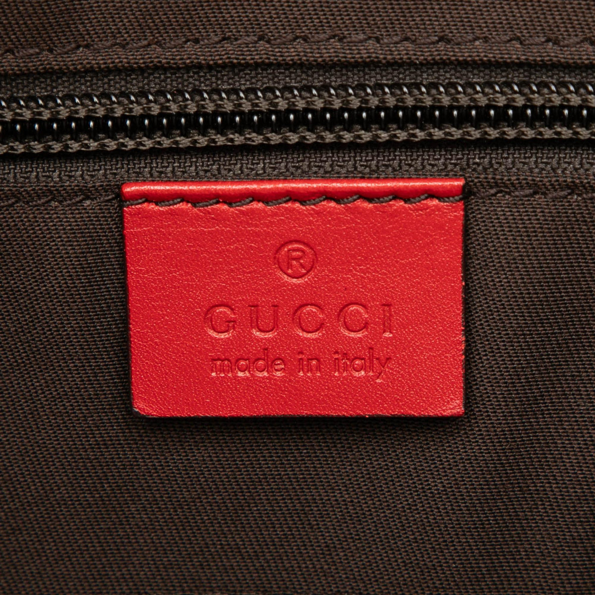 Gucci Guccissima Crossbody Bag - Red