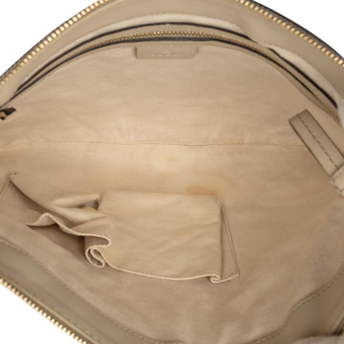 Gucci Guccissima Mayfair Crossbody Bag - Beige