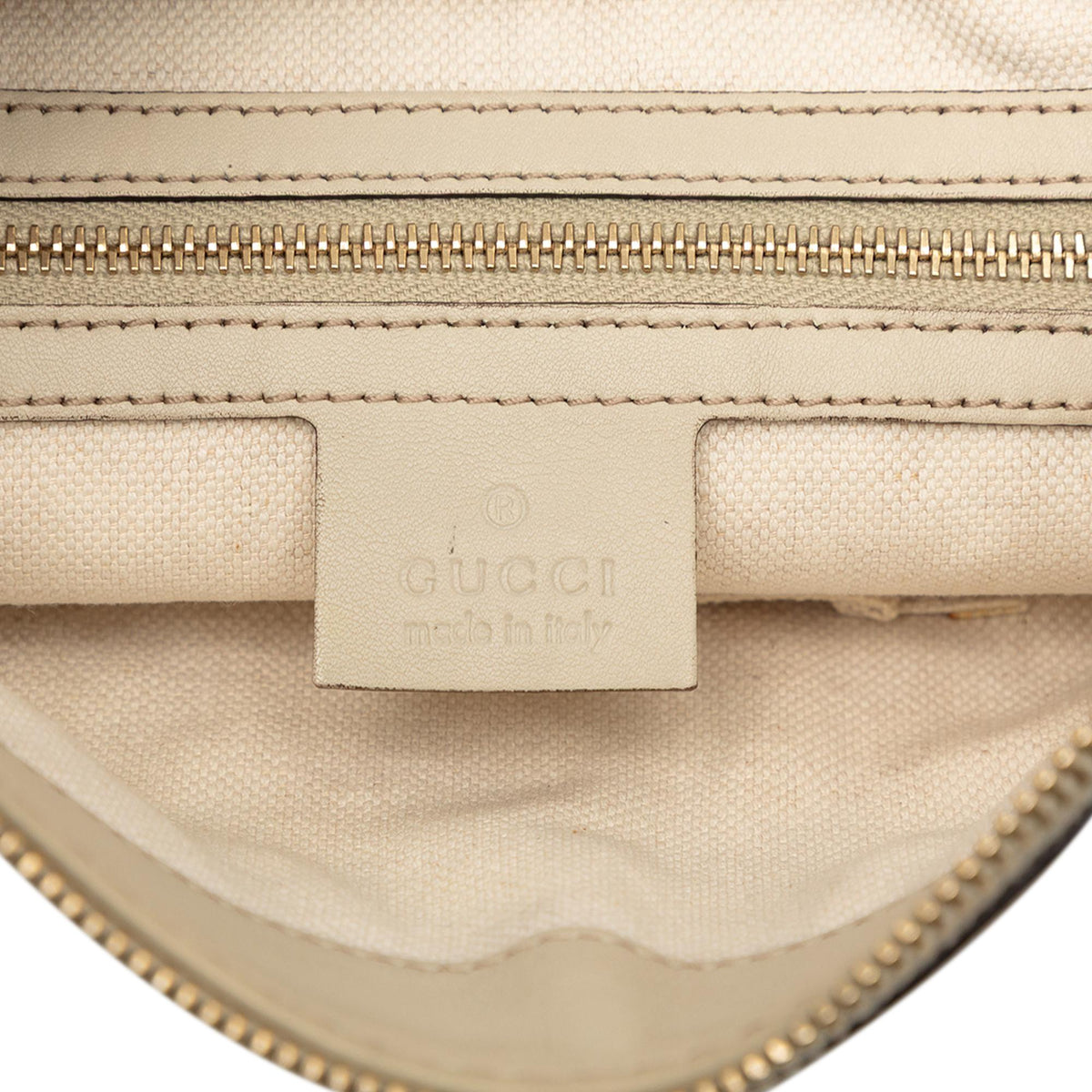 Gucci Guccissima Mayfair Crossbody Bag - Beige