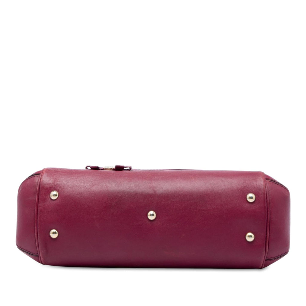 Gucci Guccissima Mayfair Satchel - Red