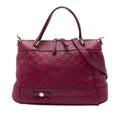 Gucci Guccissima Mayfair Satchel - Red