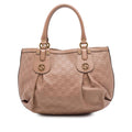 Gucci Guccissima Scarlett Tote Bag - Brown