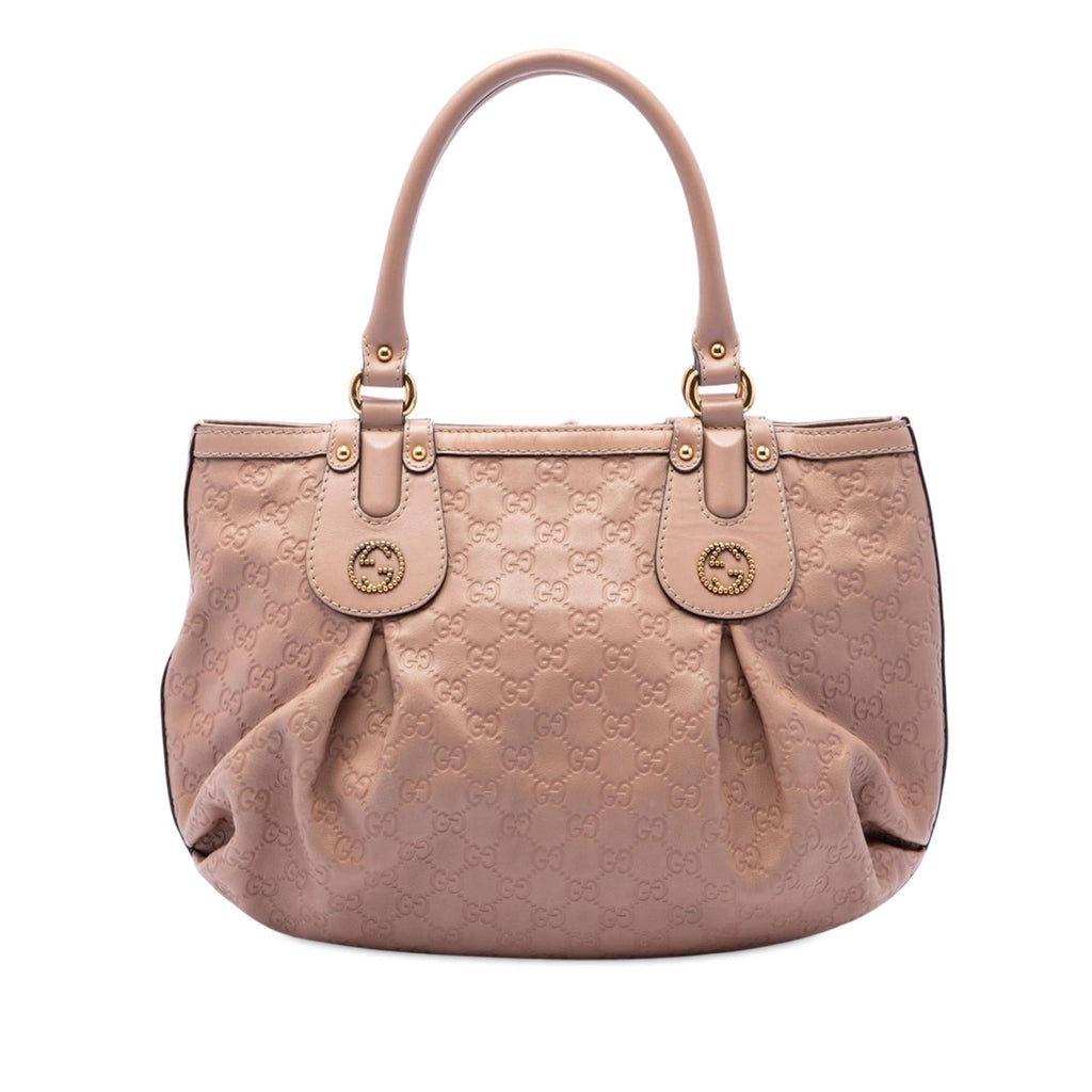 Gucci Guccissima Scarlett Tote Bag - Brown