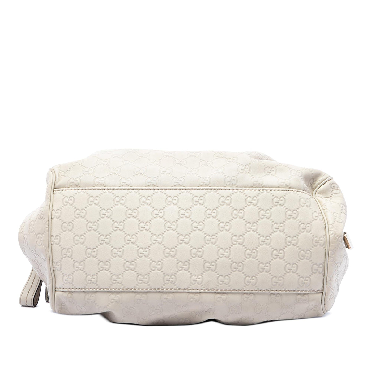 Gucci Guccissima Sukey Satchel - White