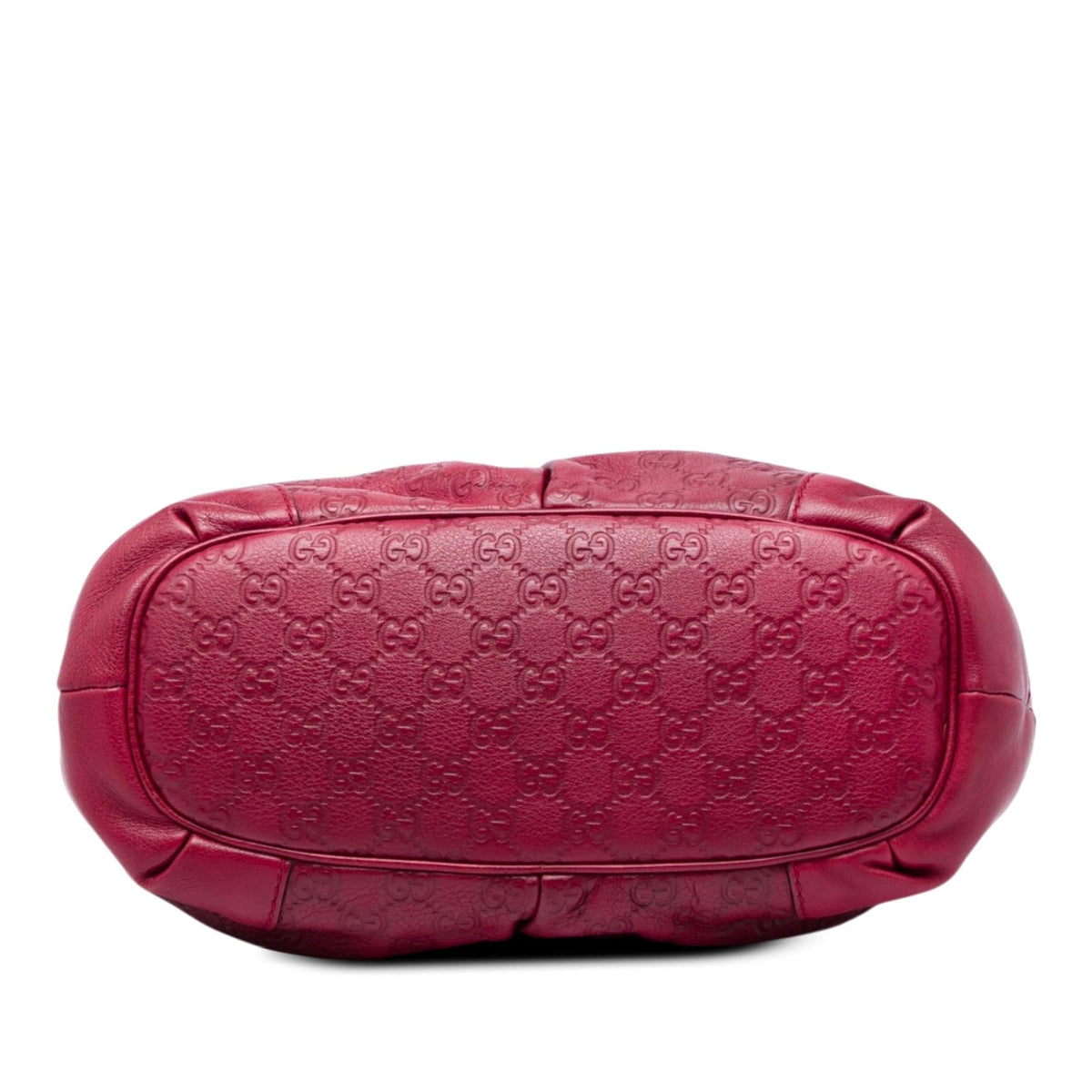 Gucci Guccissima Sukey Satchel - Red