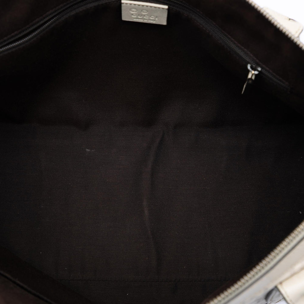 Gucci Guccissima Web Princy Tote Bag - Beige