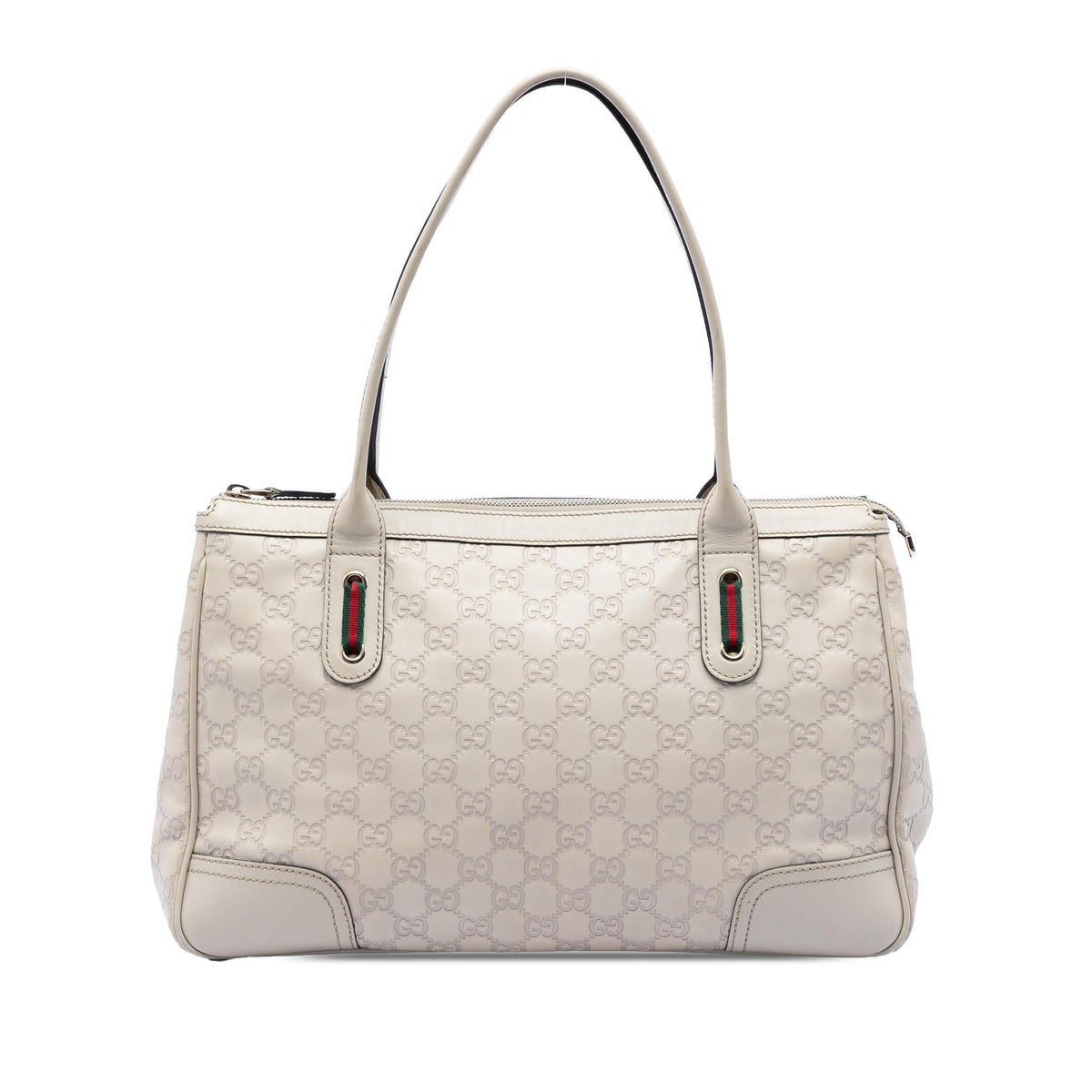 Gucci Guccissima Web Princy Tote Bag - Beige