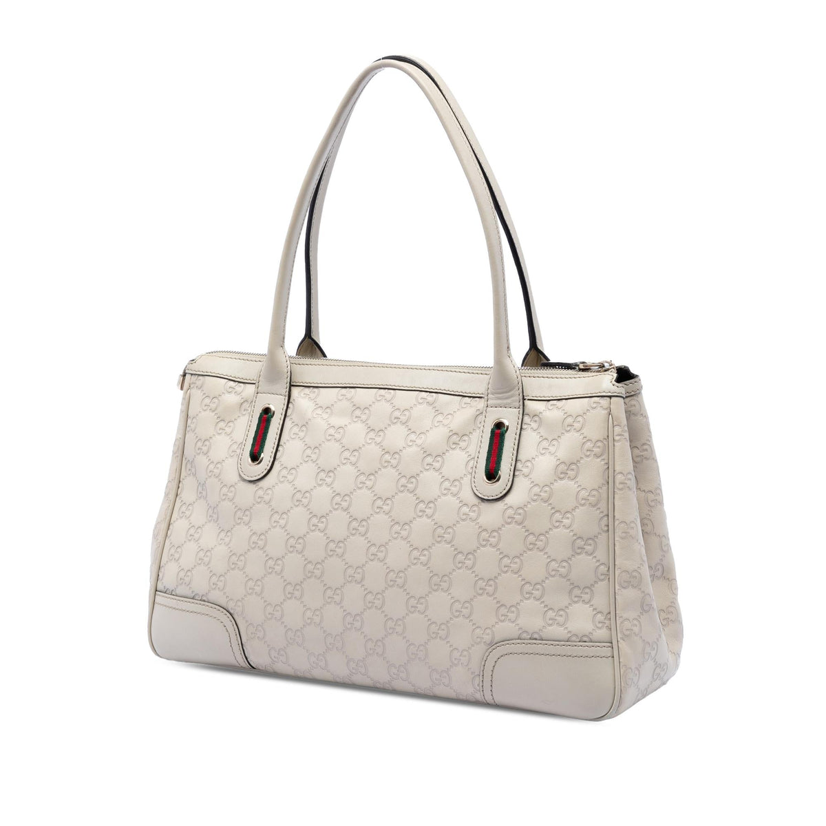Gucci Guccissima Web Princy Tote Bag - Beige