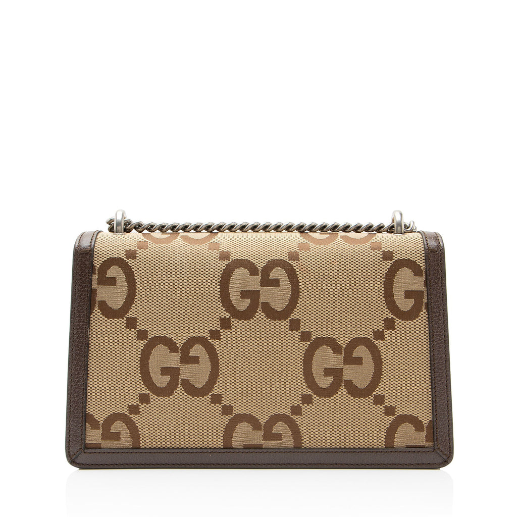 Gucci Jumbo GG Canvas Dionysus Medium Shoulder Bag - Brown