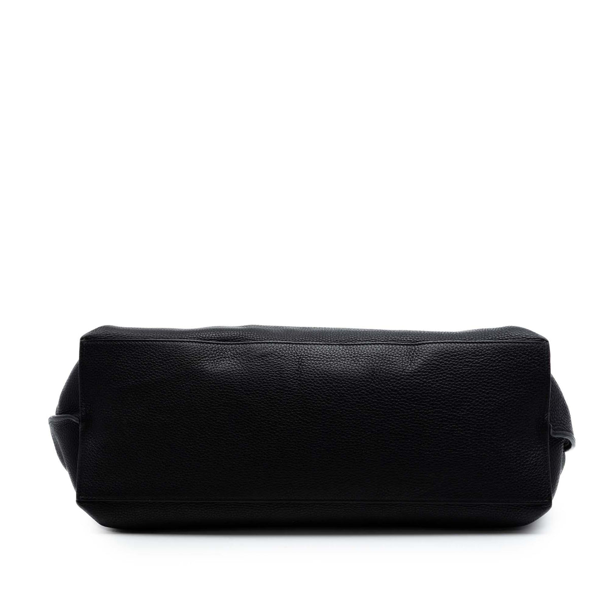 Gucci Large Calfskin Bamboo Daily Satchel - Black