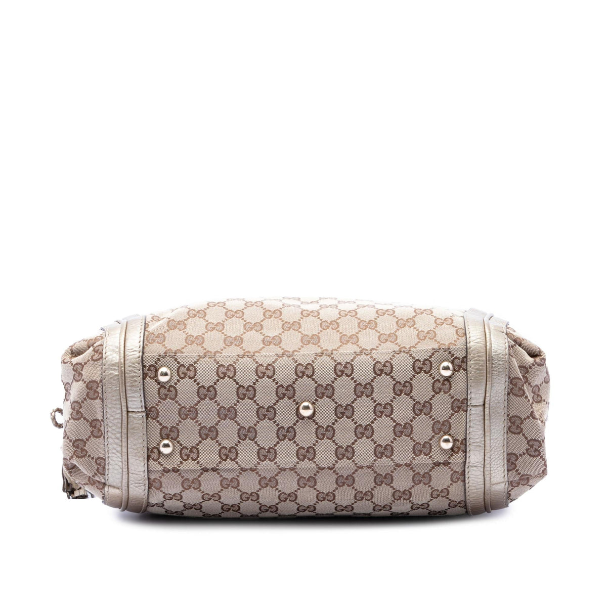 Gucci Large GG Canvas Bella Shoulder Bag - Beige