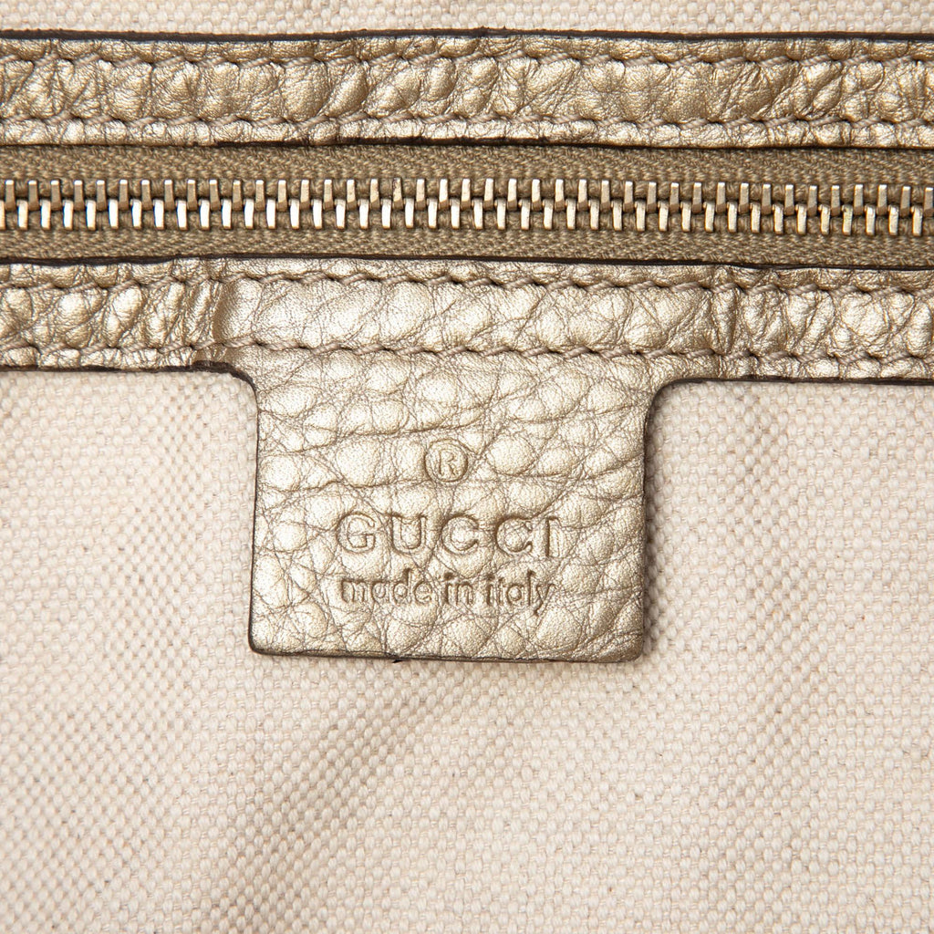Gucci Large GG Canvas Bella Shoulder Bag - Beige