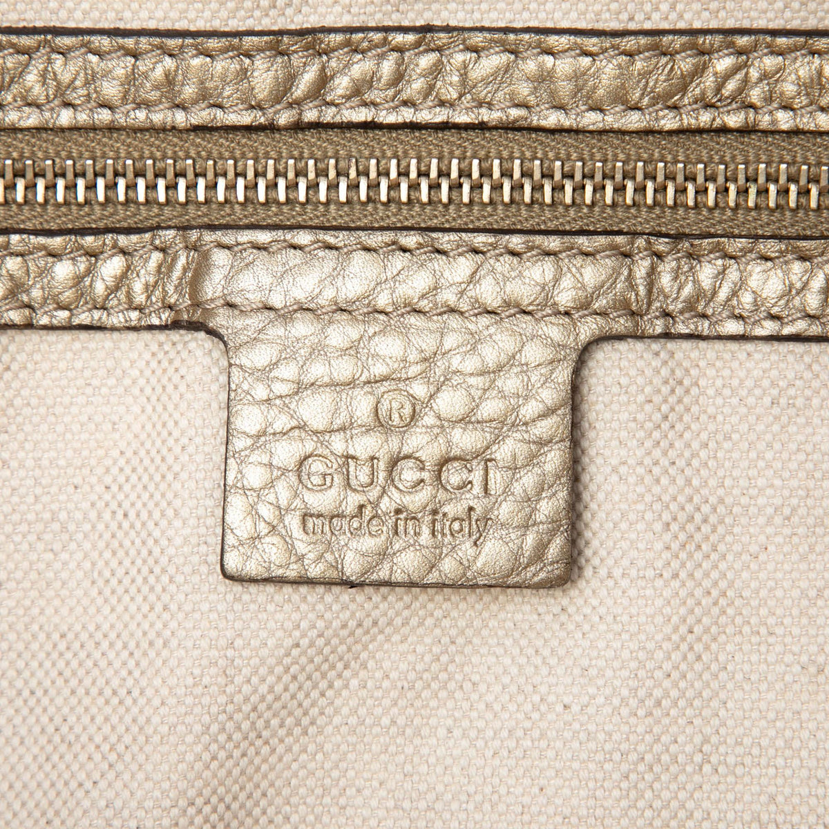 Gucci Large GG Canvas Bella Shoulder Bag - Beige