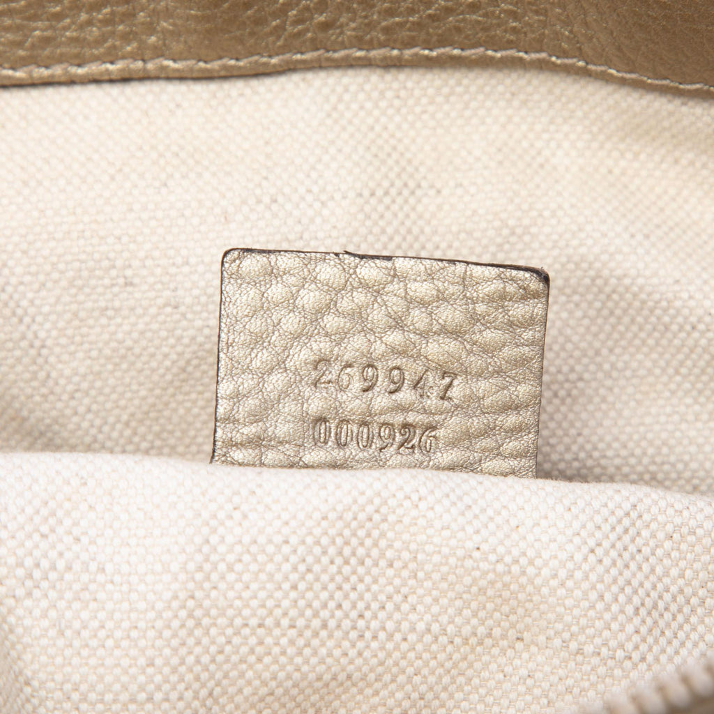 Gucci Large GG Canvas Bella Shoulder Bag - Beige