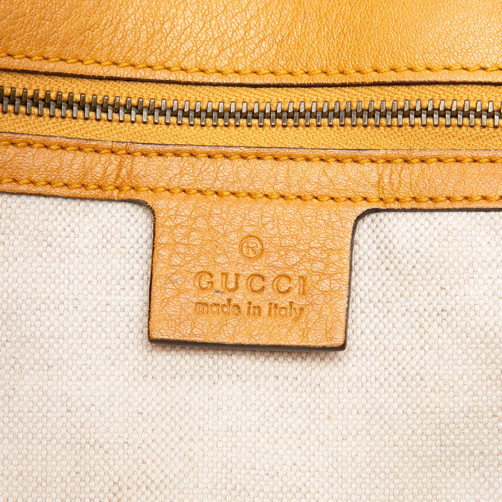 Gucci Large GG Canvas Laidback Crafty Tote Bag - Beige