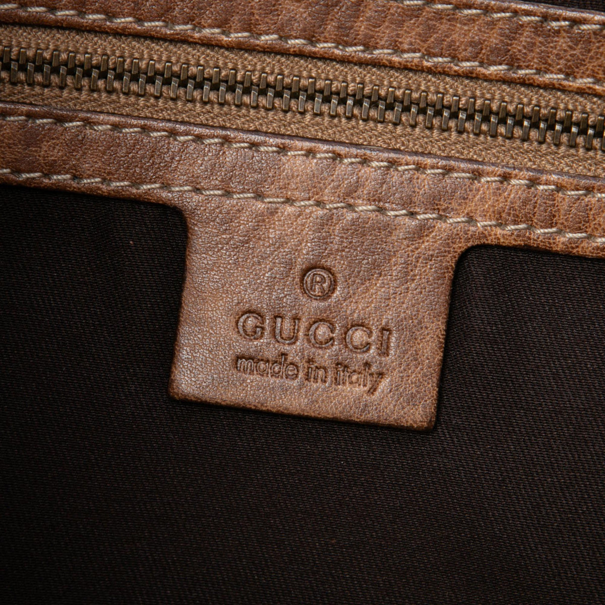 Gucci Large GG Canvas New Pelham Satchel - Beige