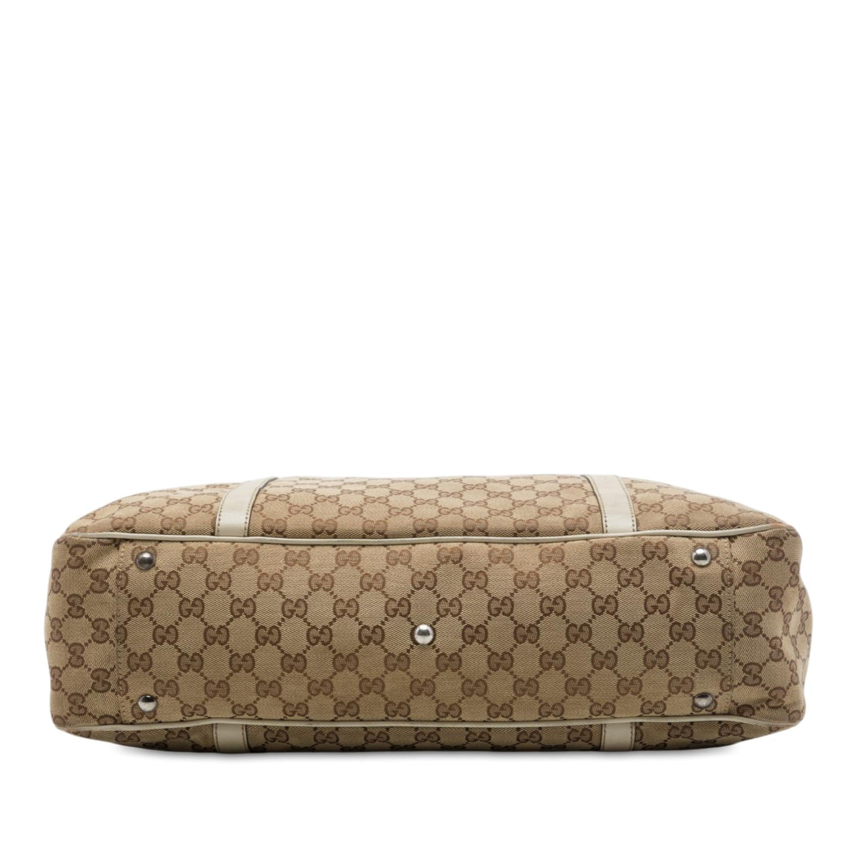 Gucci Large GG Canvas Twins Tote Bag - Beige
