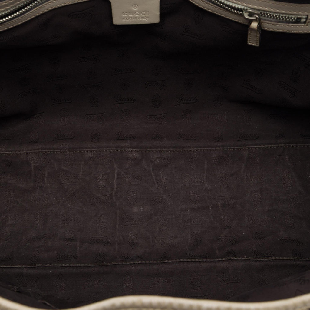 Gucci Large GG Canvas Twins Tote Bag - Beige