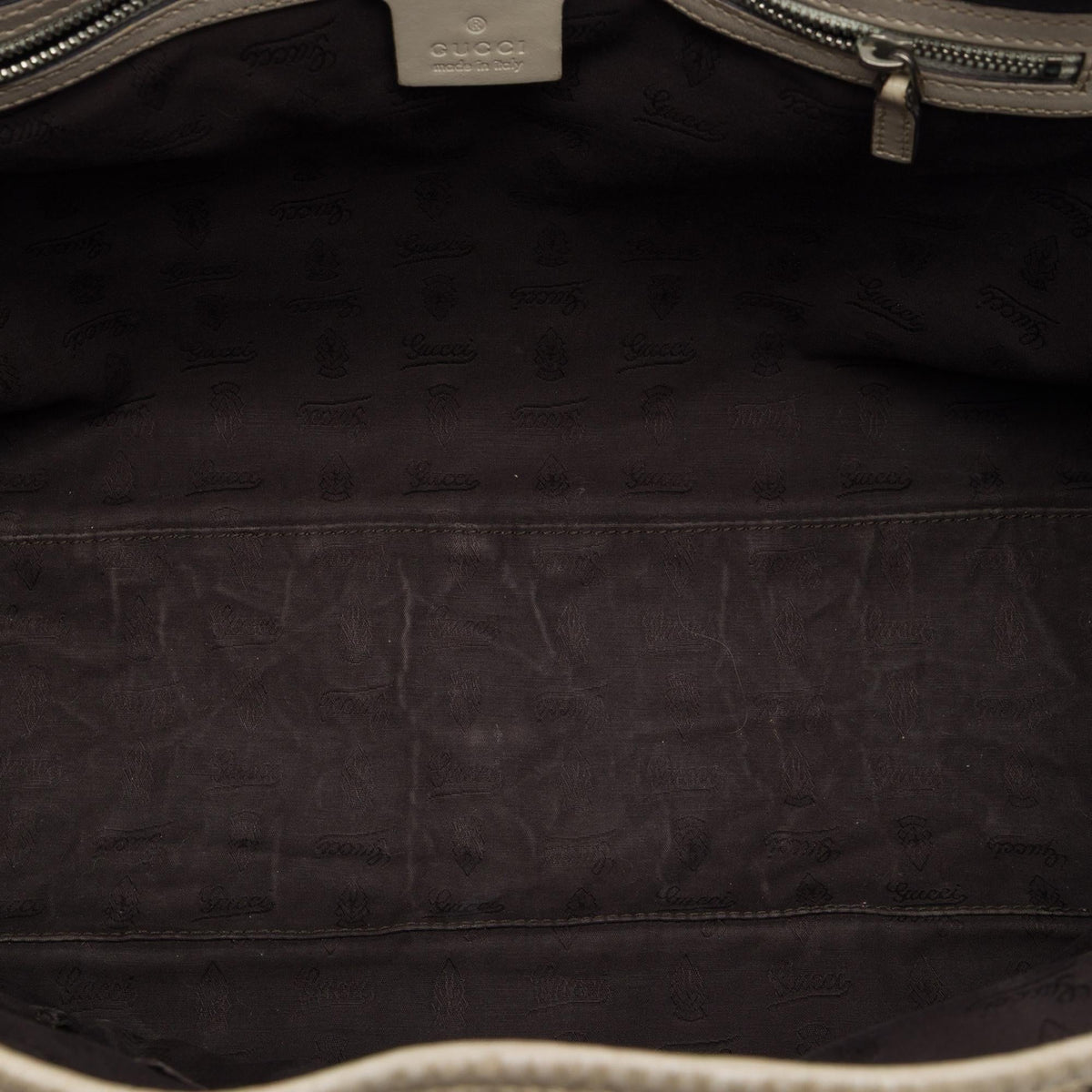 Gucci Large GG Canvas Twins Tote Bag - Beige