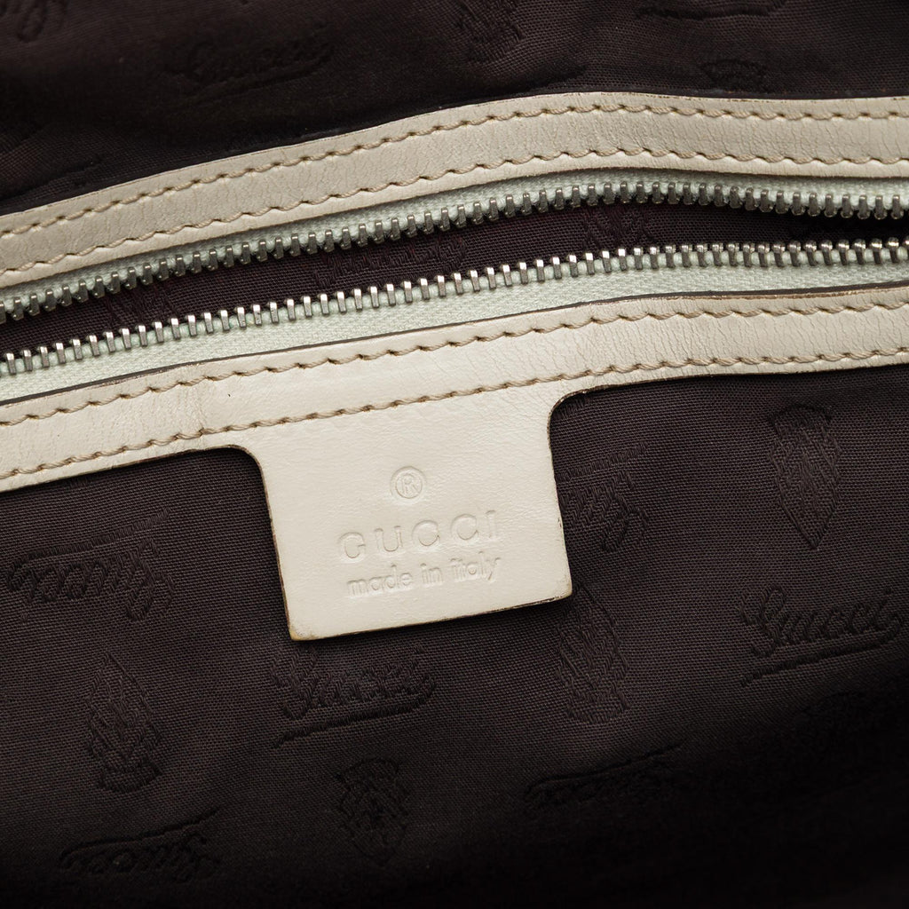 Gucci Large GG Canvas Twins Tote Bag - Beige