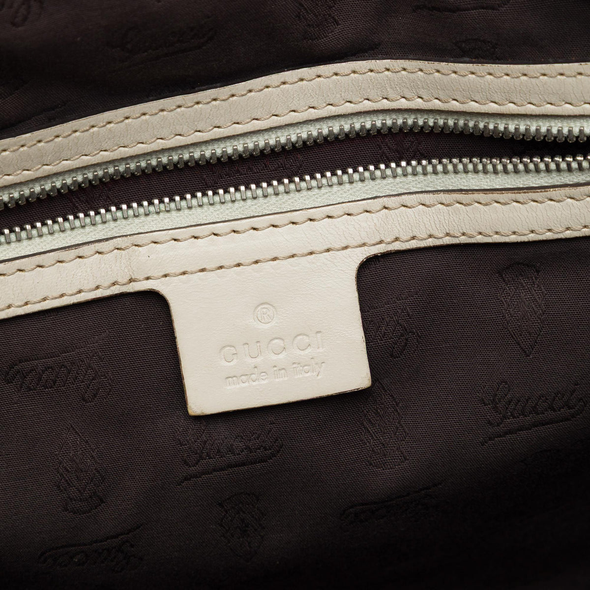 Gucci Large GG Canvas Twins Tote Bag - Beige
