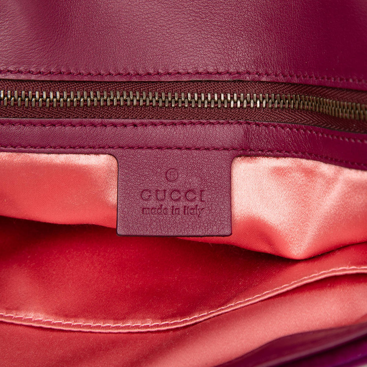 Gucci Large GG Marmont Embroidered Matelasse Velvet Loved Flap Crossbody Bag - Purple