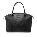 Gucci Large Microguccissima Dome Satchel - Black