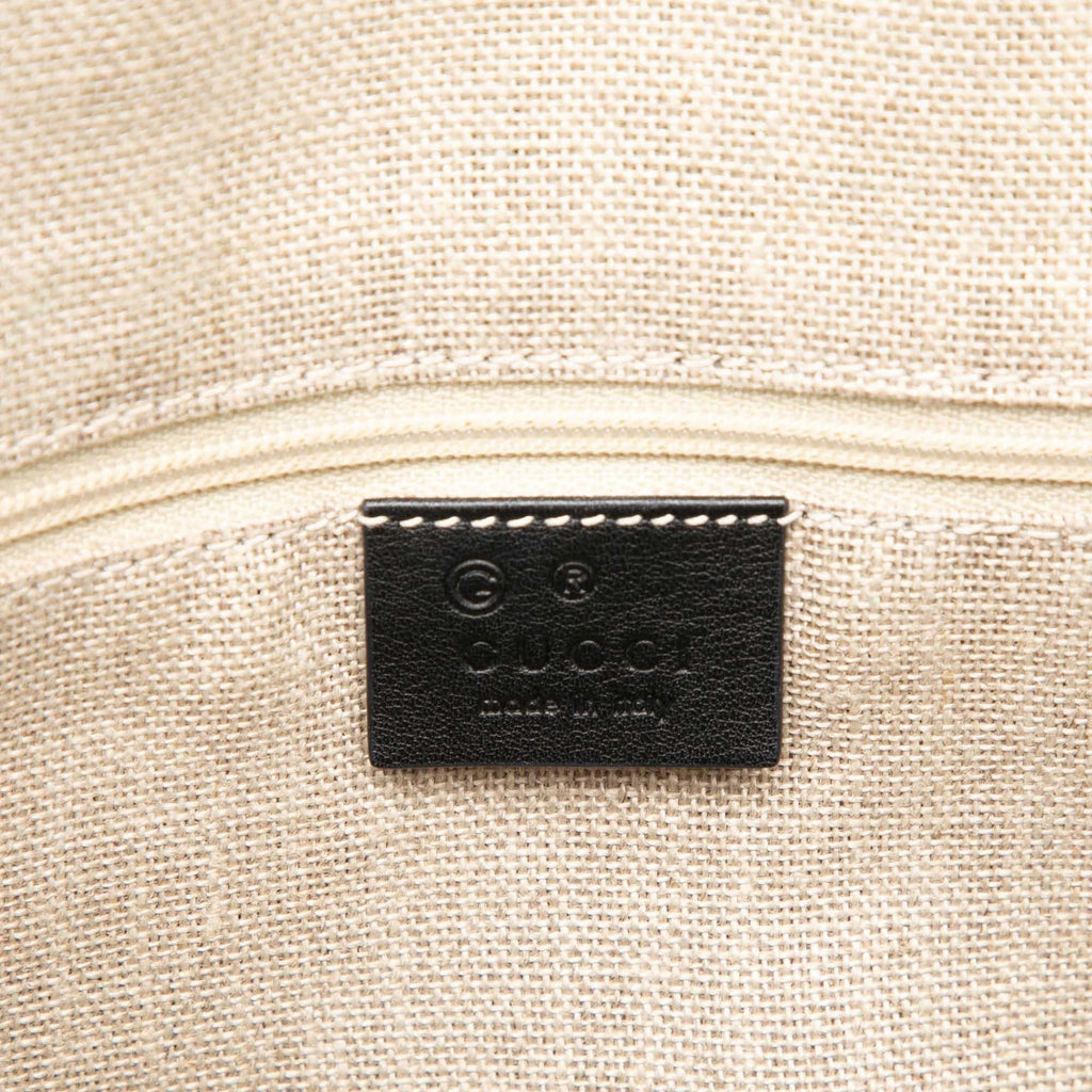 Gucci Large Microguccissima Dome Satchel - Black