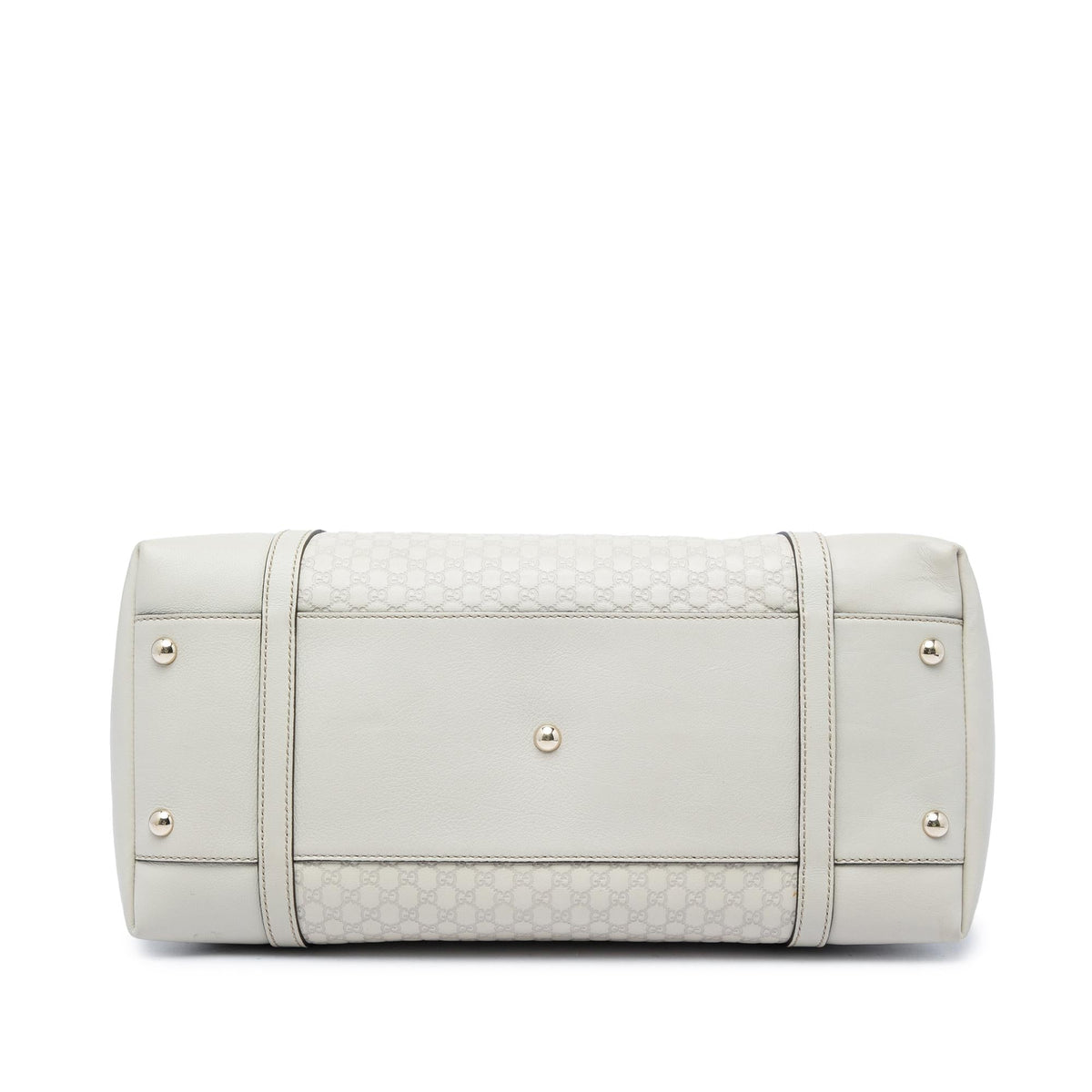 Gucci Large Microguccissima Nice Dome Satchel - White