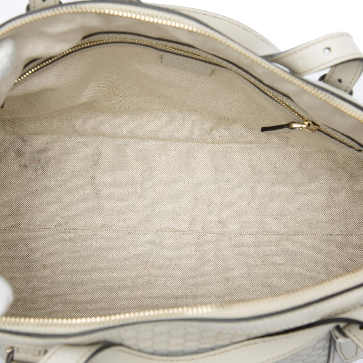Gucci Large Microguccissima Nice Dome Satchel - White