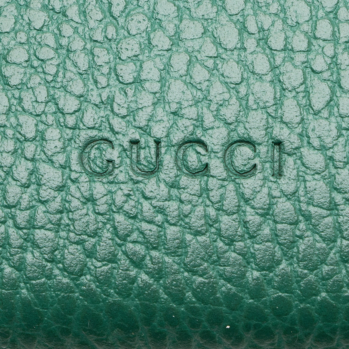 Gucci Leather Crystal Dionysus Chain Wallet - Green