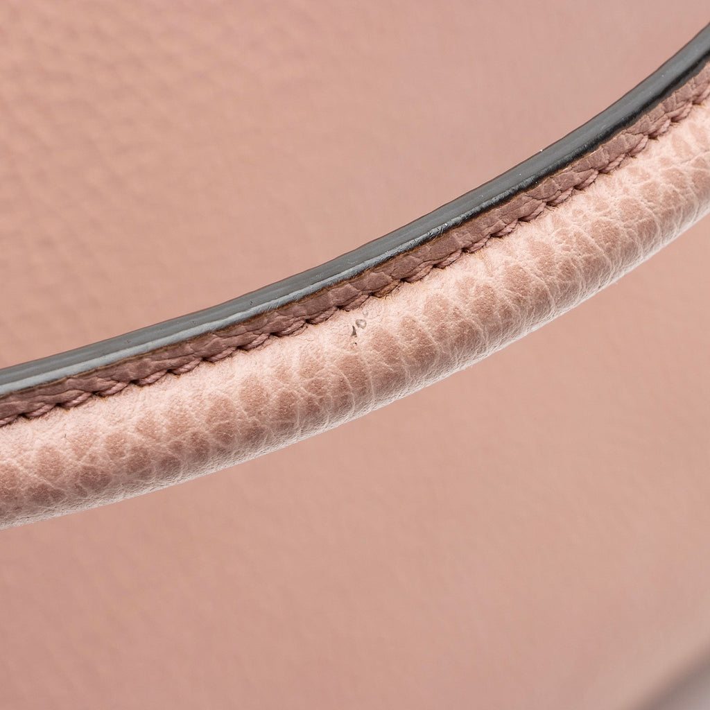 Gucci Leather GG Charm Large Satchel - Pink