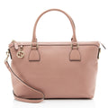 Gucci Leather GG Charm Large Satchel - Pink