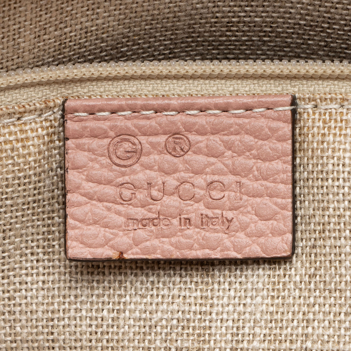 Gucci Leather GG Charm Large Satchel - Pink