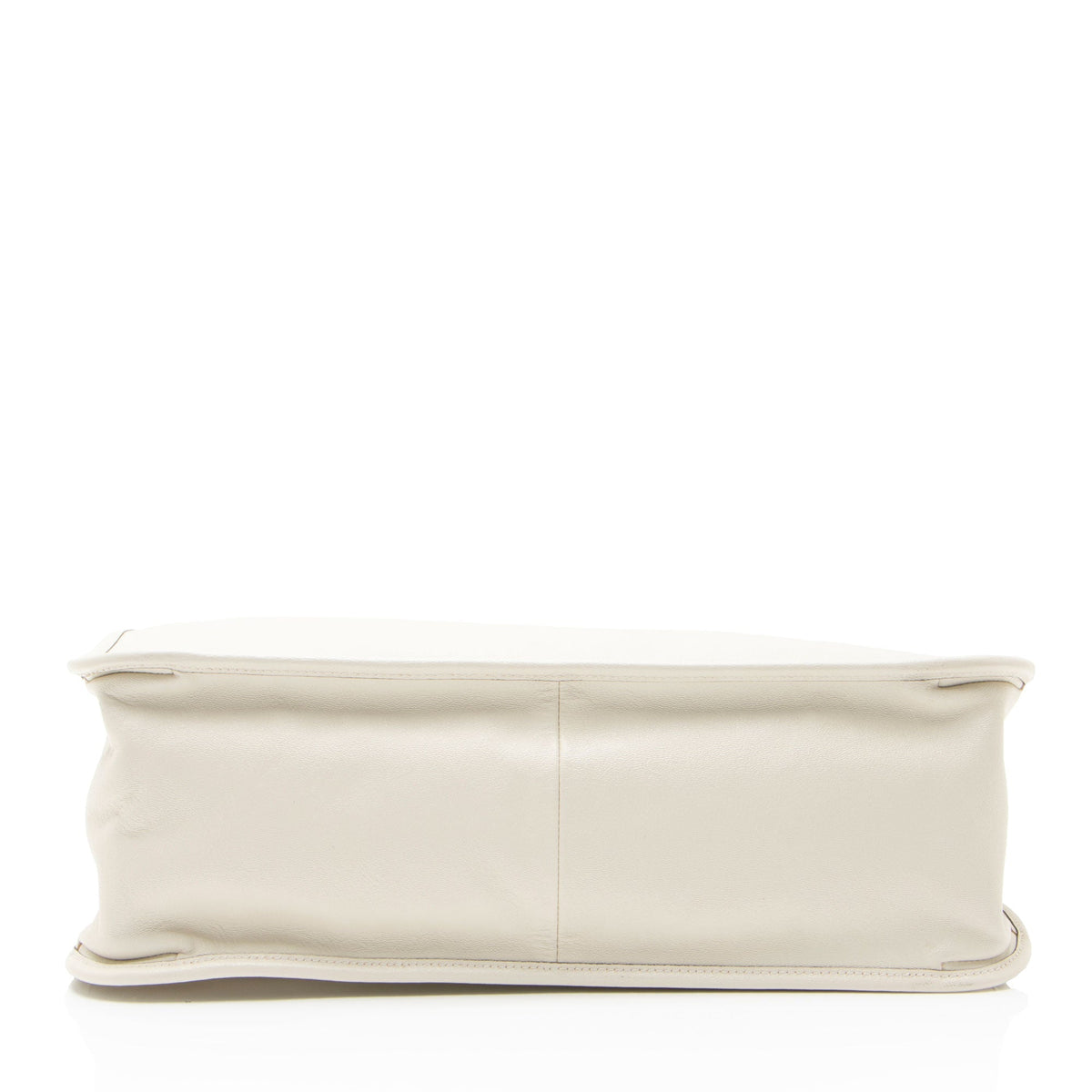Gucci Leather Horsebit 1955 Chain Large Tote Bag - White
