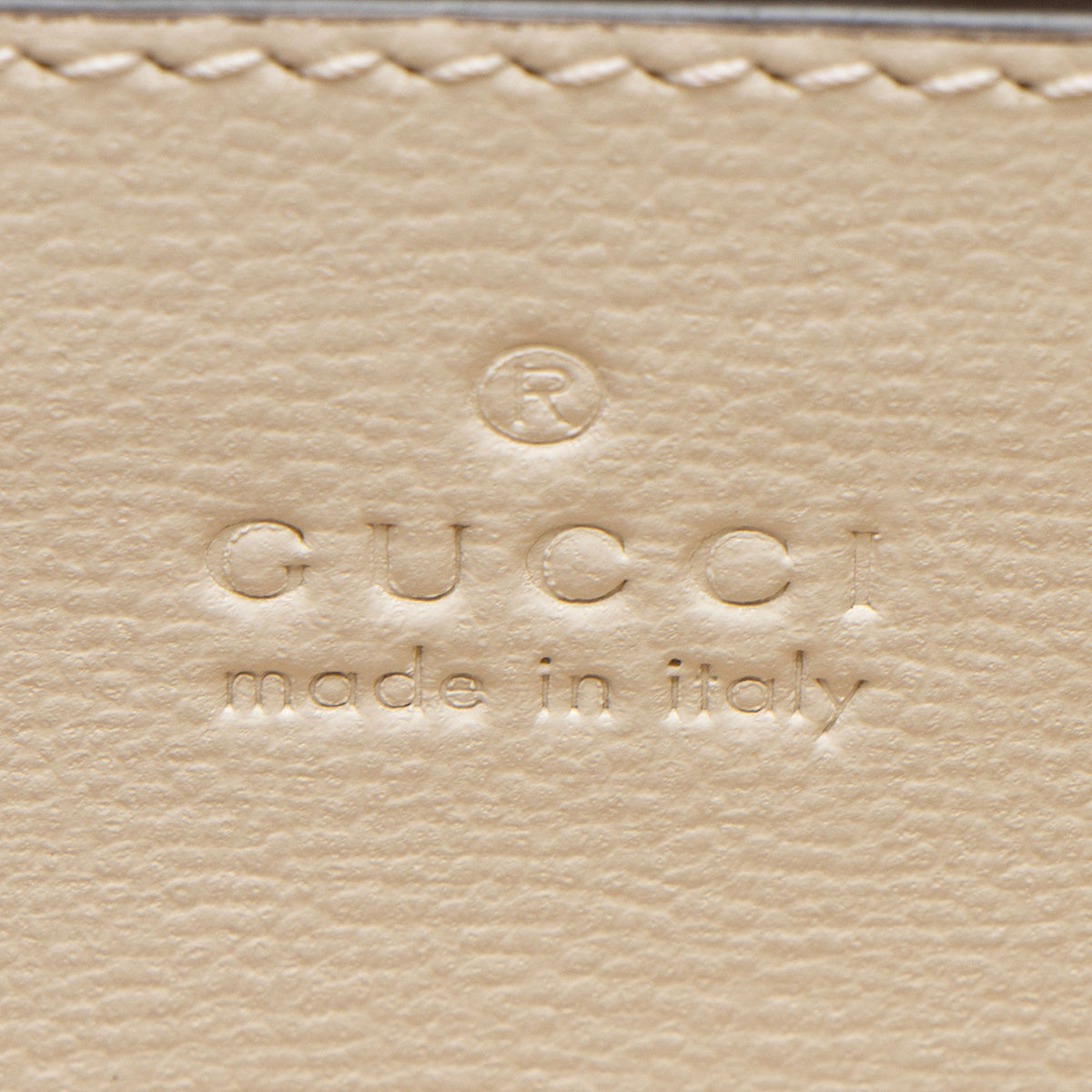 Gucci Leather Horsebit 1955 Mini Chain Top Handle Satchel - White