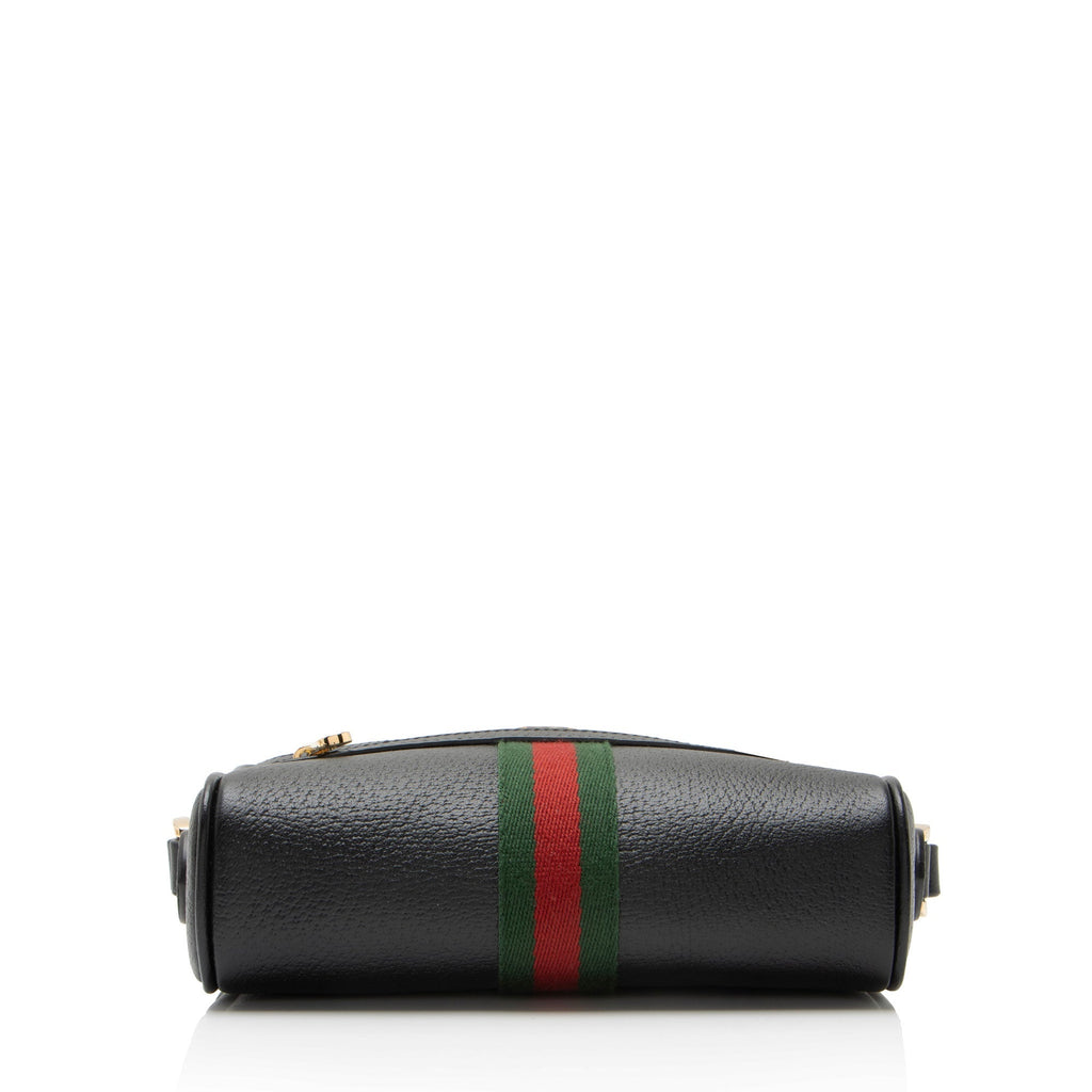 Gucci Leather Ophidia Mini Shoulder Bag - Black