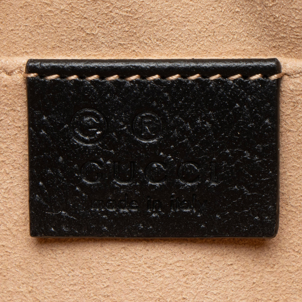 Gucci Leather Ophidia Mini Shoulder Bag - Black