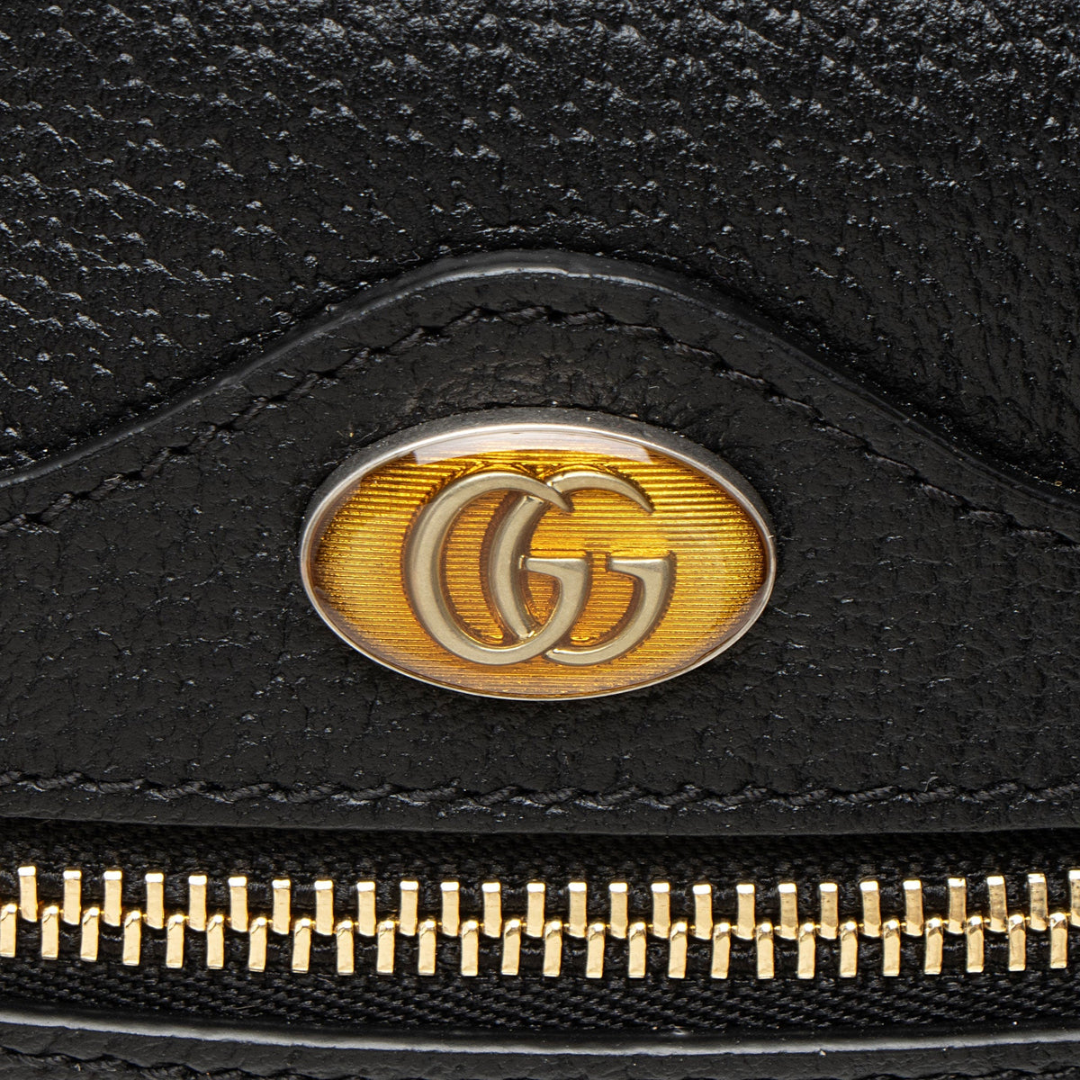 Gucci Leather Ophidia Mini Shoulder Bag - Black