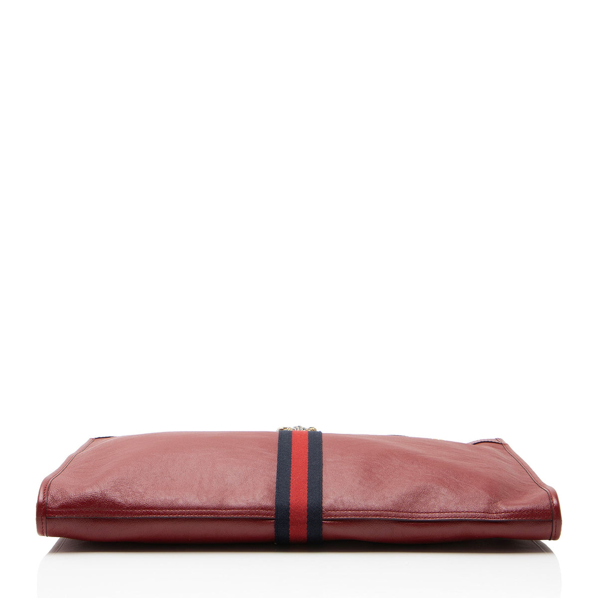 Gucci Leather Rajah Large Tote Bag - Red
