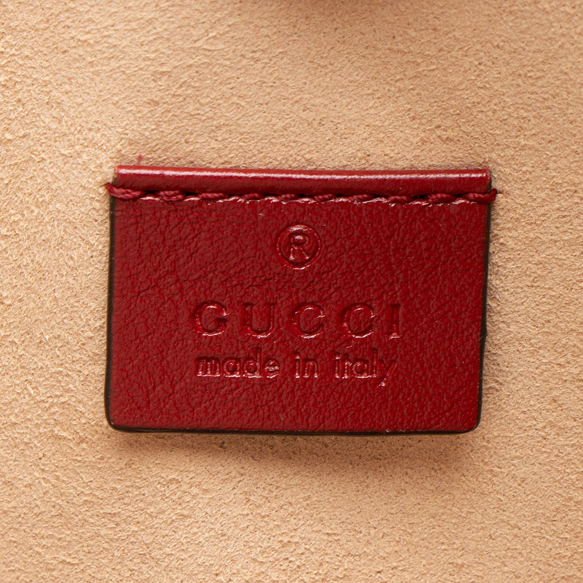 Gucci Leather Rajah Large Tote Bag - Red