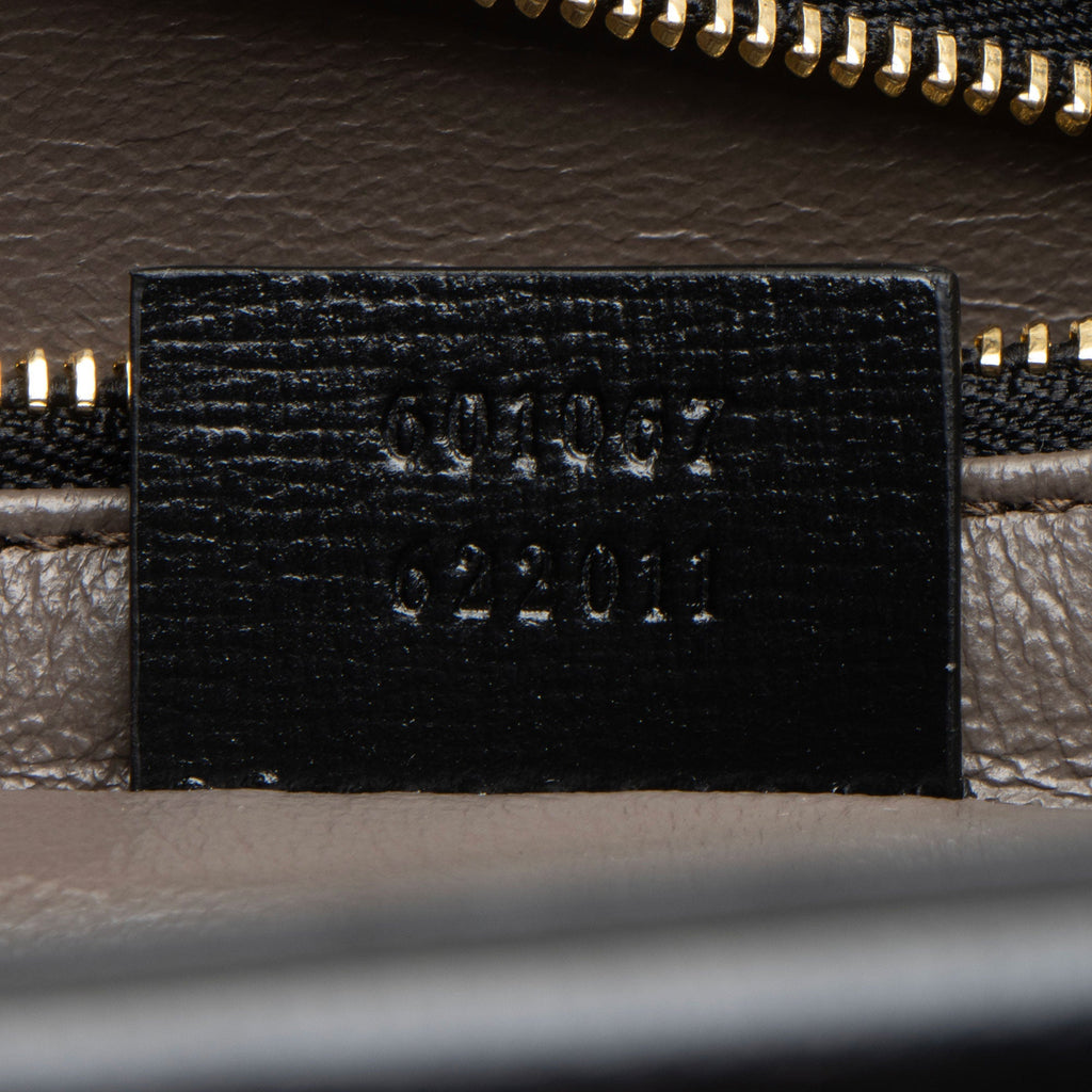 Gucci Leather Sylvie 1969 Small Shoulder Bag - Black