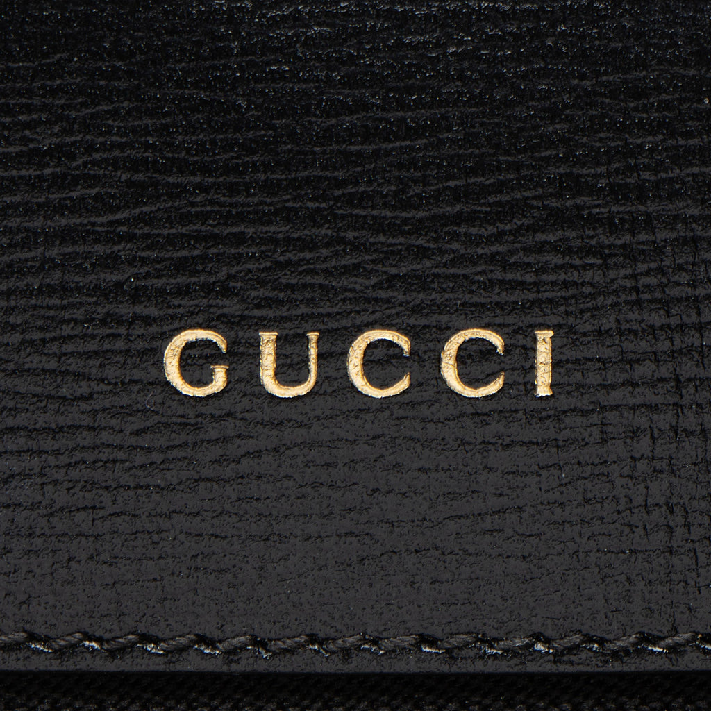 Gucci Leather Sylvie 1969 Small Shoulder Bag - Black